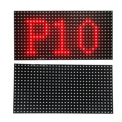 satın al P10 İç mekan tek renkli modüler LED ekran panelleri 10 mm online manufacture