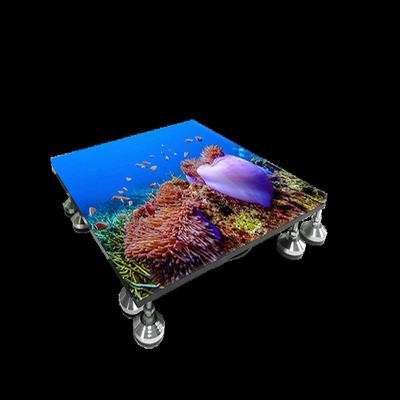 satın al Clevertouch Yer LED Ekranı Etkileşimli Yürüyüş Reklam Taşları P3.91 online manufacture