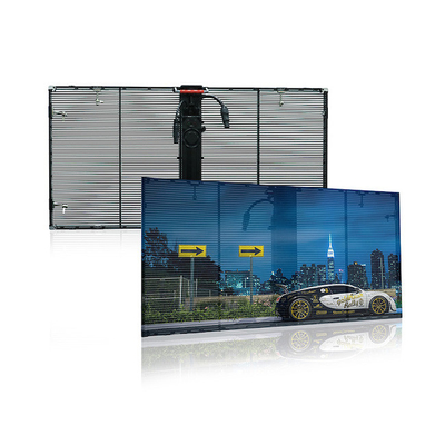 satın al 1000x1000mm Dış Açık Şeffaf LED Ekran Dışarıda DIP346 Perde online manufacture