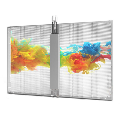 satın al Tam Renkli 3.9mm Şeffaf LED Video Duvar Cam Pencere online manufacture