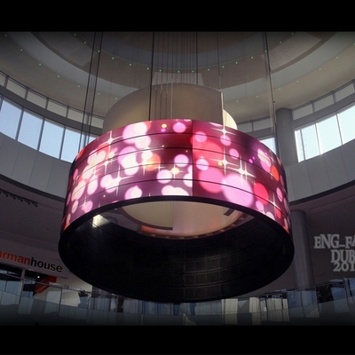 satın al P2.5 Ticari LED Ekran Esnek Silindir Yuvarlak 3D Video online manufacture